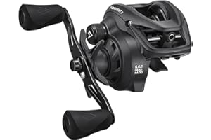 Piscifun Torrent II Baitcasting Fishing Reel, 20LB Carbon Fiber Drag Baitcasters, 6.6:1/8.1:1 Gear Ratio & Magnet Braking Sys