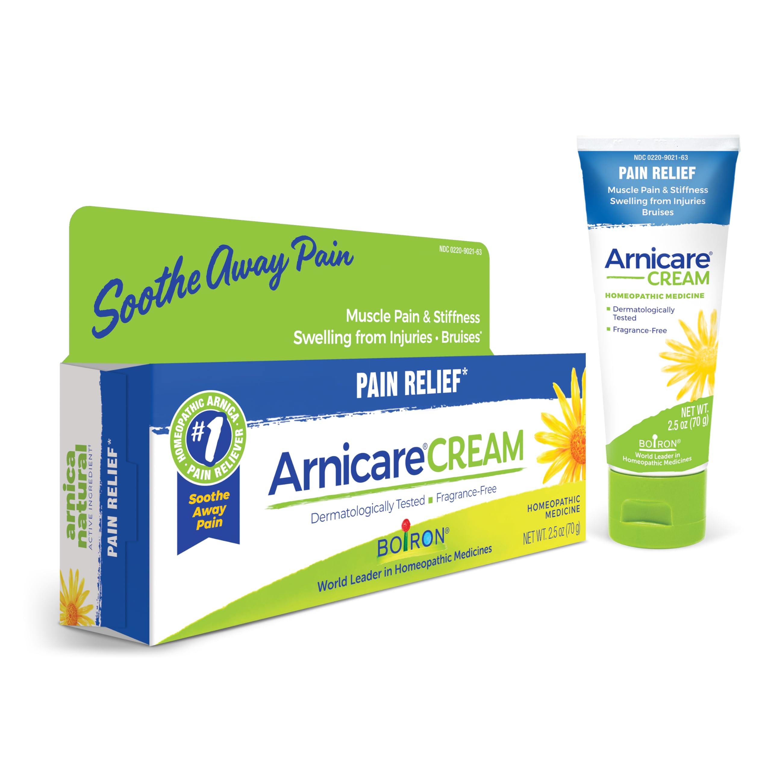 Photo 1 of ***** EXP 2/2028 **** Boiron Arnicare Cream for Joint Pain, Muscle Pain, Swelling, Soreness, Stiffness, and Bruises - Fast Absorbing and Fragrance-Free - 2.5 oz