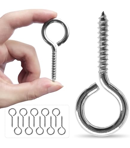 The Hillmn Group 35224 Screw Eye, 8 X 1-5/8-Inch, 15-Pck