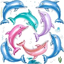 「DOLPHIN 」(ドルフィン)◆匿名配送◆ Amazon.com: 8PCS Dolphin Balloons Foil, 45IN Large Dolphin