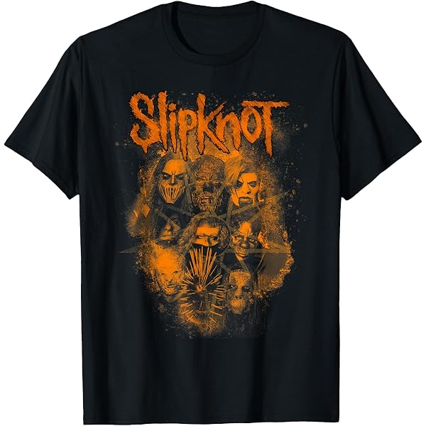 Amazon.com: Slipknot Official Skull and Tribal T-Shirt : Clothing