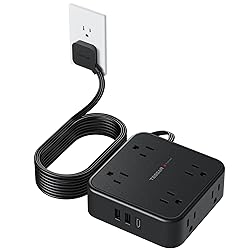 Power Strip Surge Protector 10 Ft Cord, 8 AC
