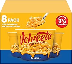 Velveeta Shells & Cheese Original Microwaveable Shell Pasta & Cheese Sauce, 8 ct Box, 2.39 oz Cups