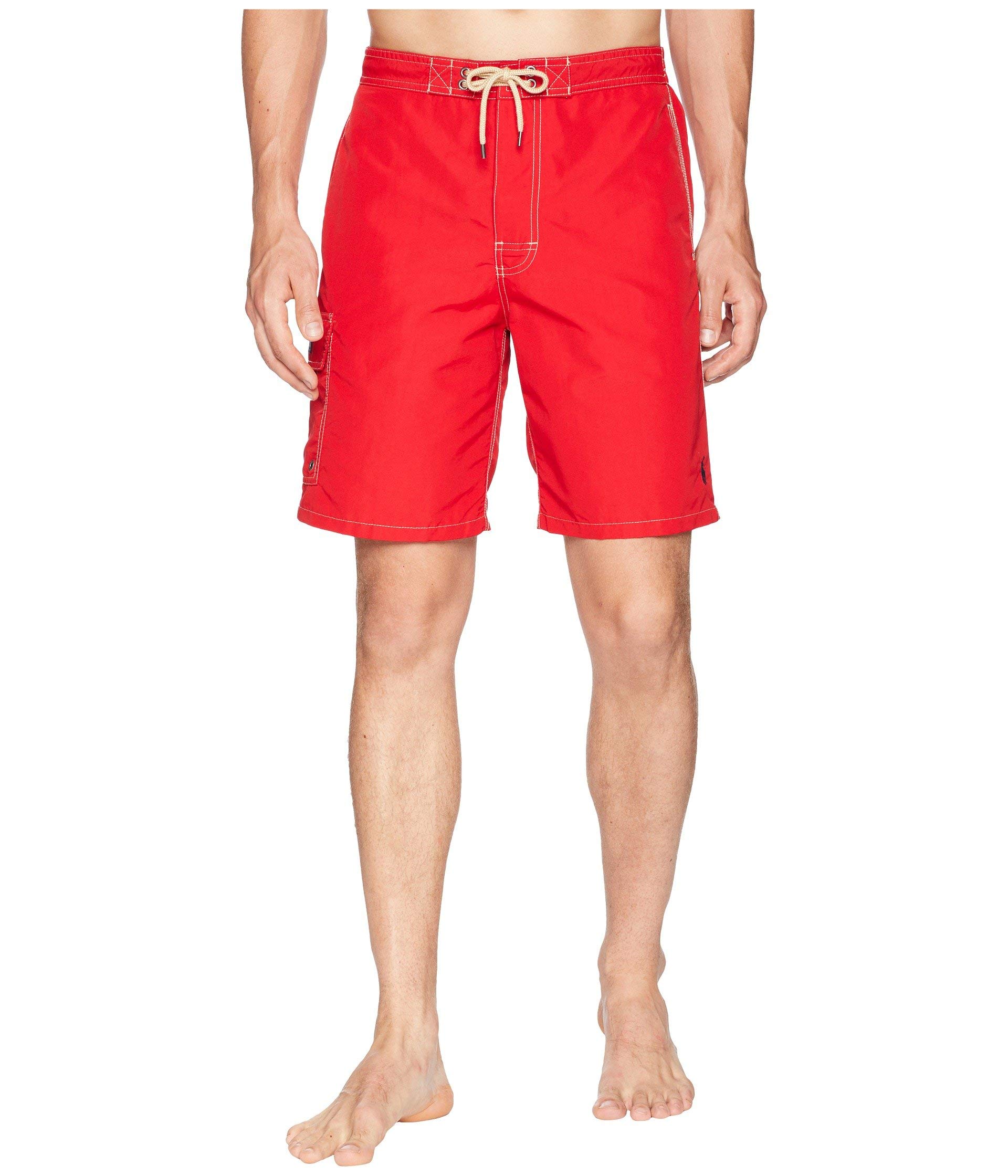 Polo Ralph Lauren Men's Solid Kailua Swim Trunks-R-S