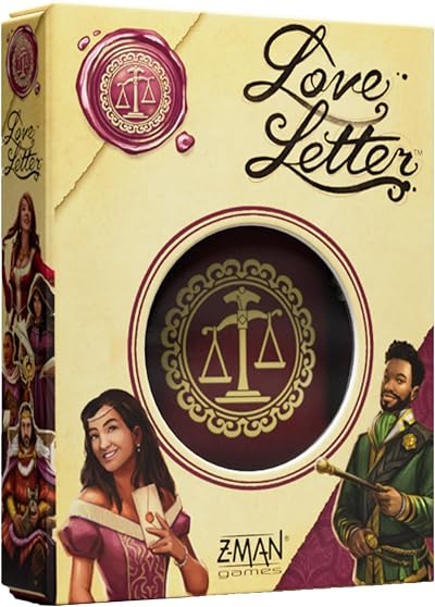 Z-Man Games Love Letter Eco-Friendly Family Card Game 2-6 Players 20 Min