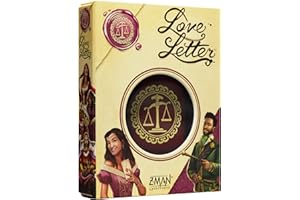 Love Letter (Eco) (EN) – Quick Card Game for 2–6 Players – Ages 10+, 15–30 Min Playtime, Portable and Easy to Learn