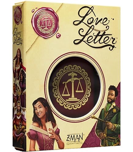 洋楽 DOC Love Games Z-Man Games, Love Letter, Connoisseur Game, Card Game, 2-6 Players