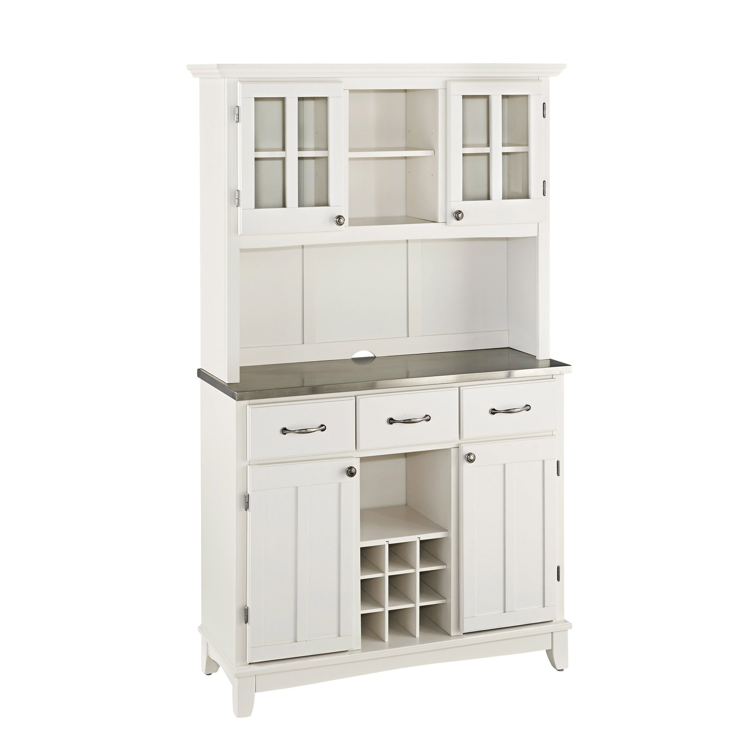 homestyles Server sideboards-buffets-credenzas, Hutch, Off White Image