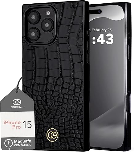 Amazon.com: COCOMII Rectangle for iPhone 11 Pro Case, Black