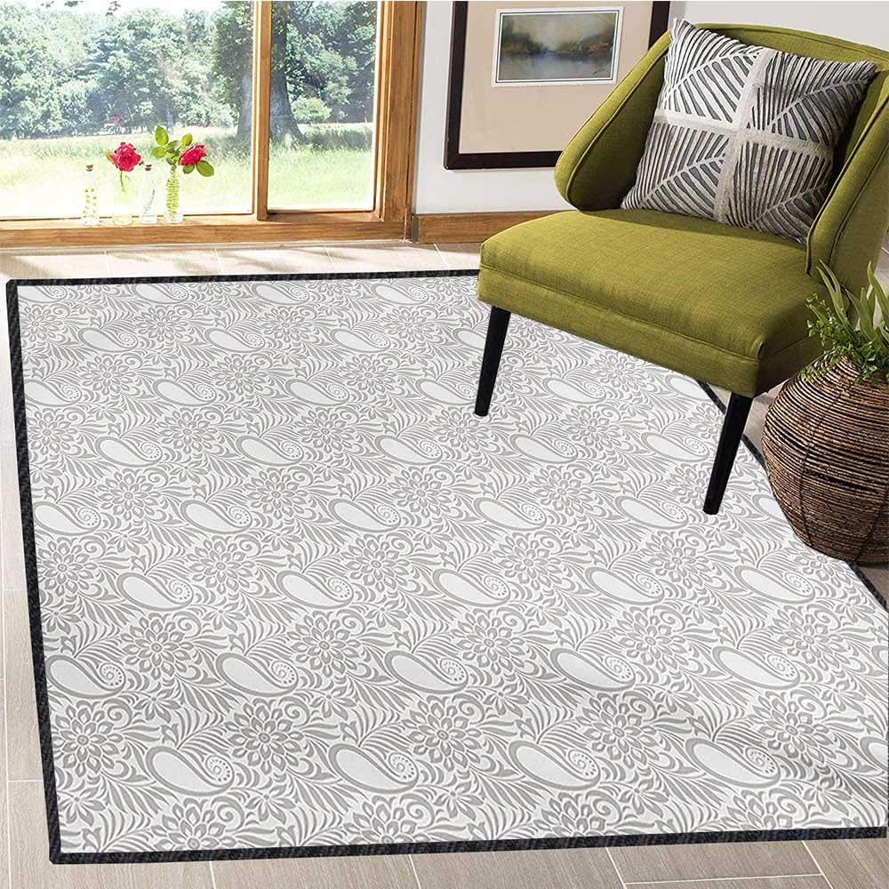 Paisley, Alfombra para Puerta, Abstracto, diseño Moderno de Fondo con