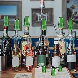 24 Pieces Translucent Liquor Pourer Covers