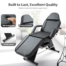 Jaxilyn Esthetician Bed for Facial with Two Trays