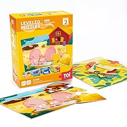 TOI Leveled Puzzles for Kids Aged 2.5 and