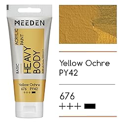 MEEDEN Acrylic Paint Yellow Ochre: Bundled with