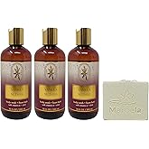 Bath & Body Works Aromatherapy Vanilla Nutmeg - 3 Body Wash + Foam Bath with a Natural Oats Soap