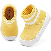 Engtoy Baby Sock Shoes Baby Walking Shoes Infant Non-Slip Breathable Slippers with Soft Rubber Sole Baby Boys Girls Slip On Sneakers