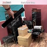 JeeJaan Black Pallet Wrap 400mm x 250m 20µm 2 Rolls Strong Stretch Film view 5