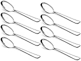 Set of 8 Dinner Spoons 18/0 Silver Flatware