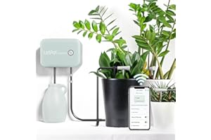 LetPot Automatic Watering System for Potted Plants, [New Wi-Fi & App Control] Drip Irrigation Kit System, Smart Plant Watering Devices for Indoor Outdoor, Water Shortage Remind, IPX66, Green