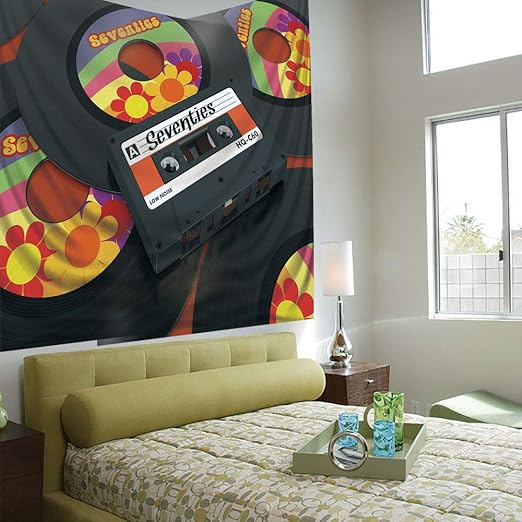 Amazon Com Popular Flexible Hot Tapestries Privacy Decoration 70s