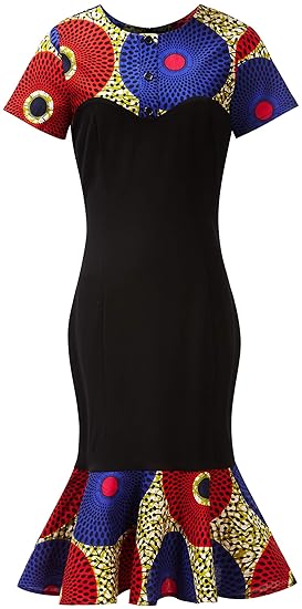 african print dinner wear