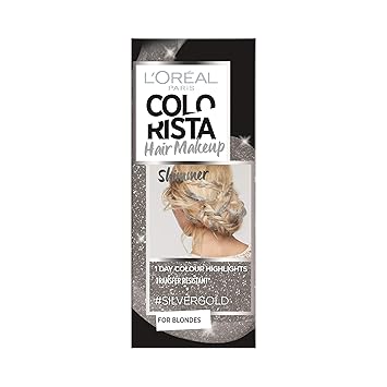 L Oreal Colorista Hair Makeup Shimmer Silver Gold Temporary Blonde