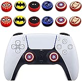 12PCS Analog Thumb Grip Stick Cover, Wireless Controllers Game Remote Joystick Cap, Fantastic Non-Slip Silicone Handle Protec