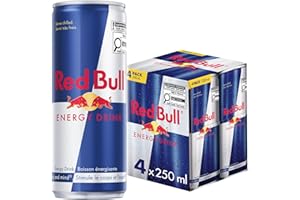 Red Bull Energy Drink, 250ml (4 pack)