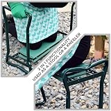Crystals Heavy Duty Garden Kneeler Stool Foldable Pad with Gloves view 7