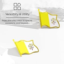 Vatican City (Holy See) Flag Lapel Pin - Enamel
