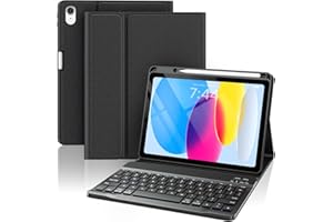 OPAKIT Keyboard Case for iPad (A16) 11th/10th Generation 10.9-inch (2025/2022), Detachable Wireless Keyboard, Stand Folio Key