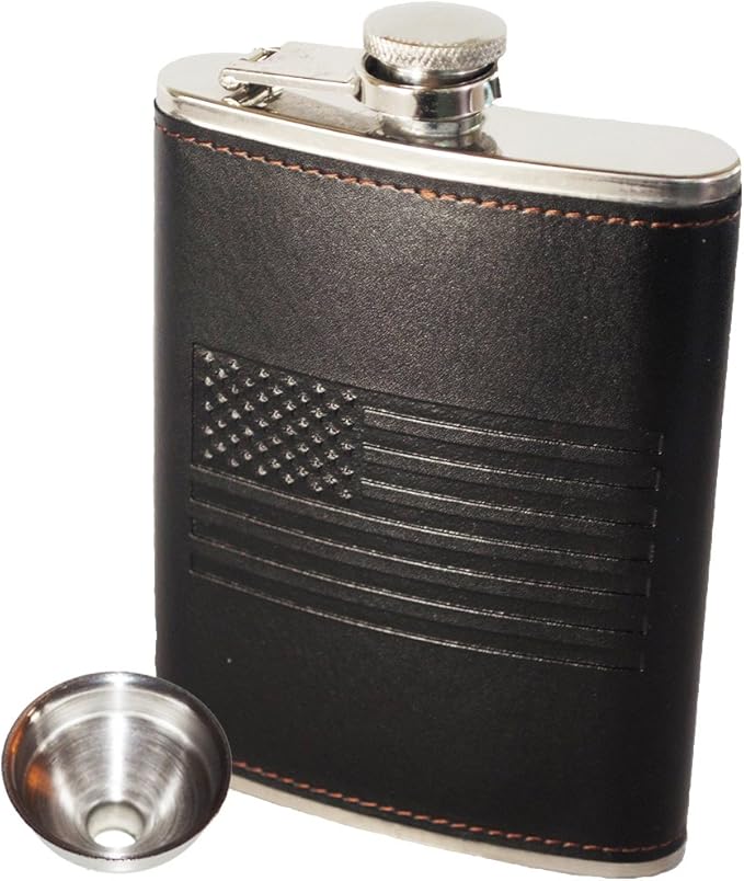 OUTZIE American Flag Flask
