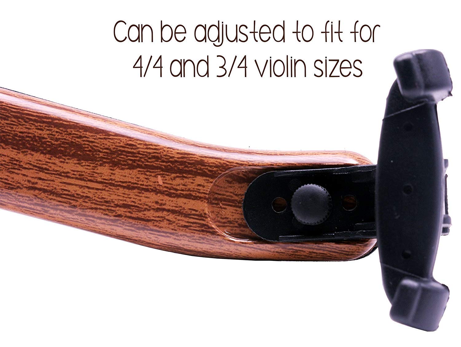 Adjustable Violin Shoulder Rest For 4/4, 3/4 Sizes, Collapsible