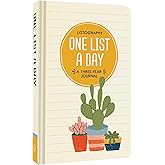 Listography: One List a Day: A Three-Year Journal (List Journal, Book of Lists, Guided Journal)