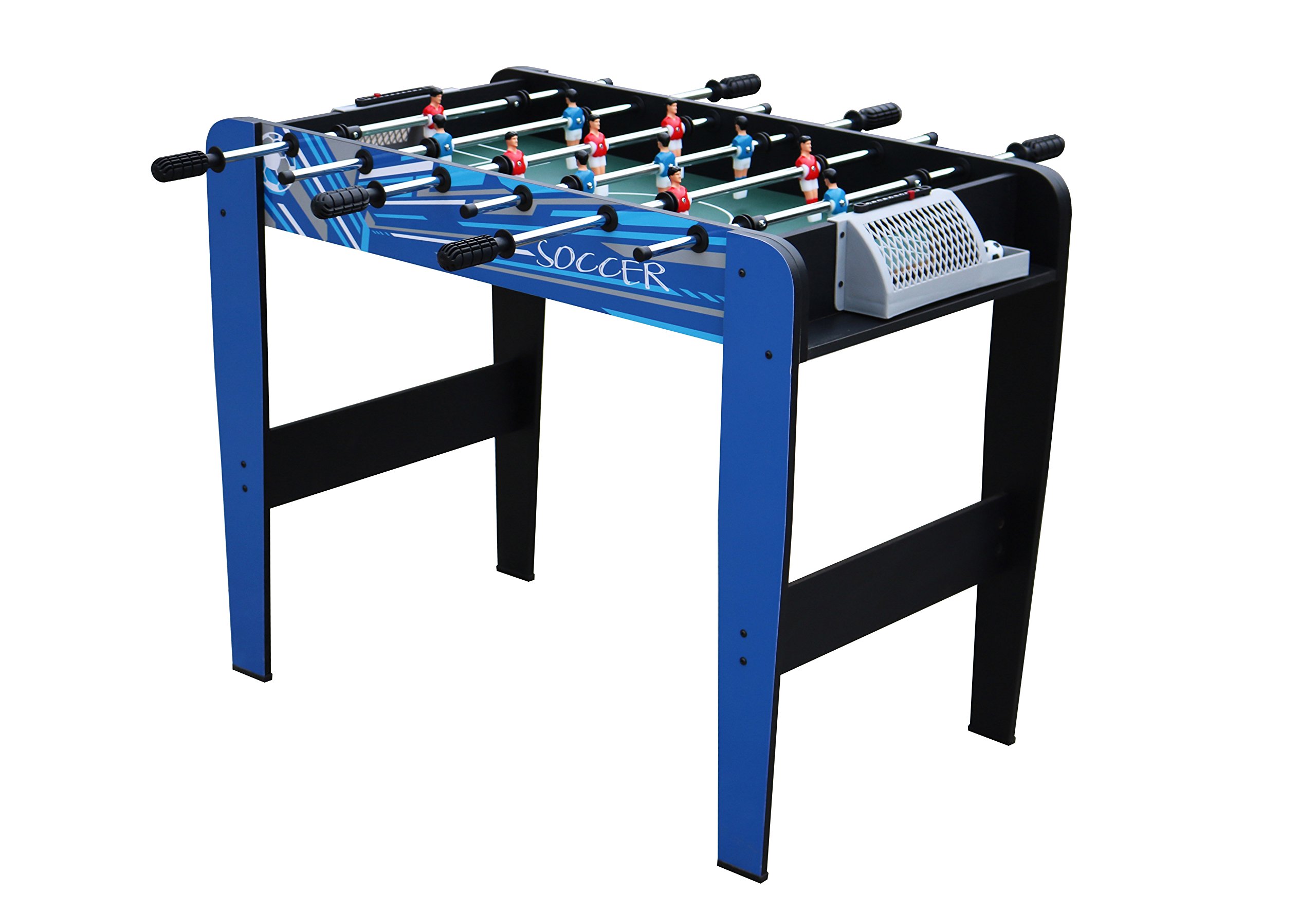 Mightymast Leisure 3ft SHOOTER Kids Table Football Foosball Blue Buy