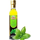 Basil Extra Virgin Olive Oil for Dipping and Tasting 8.5 Fl Oz (250 ml)