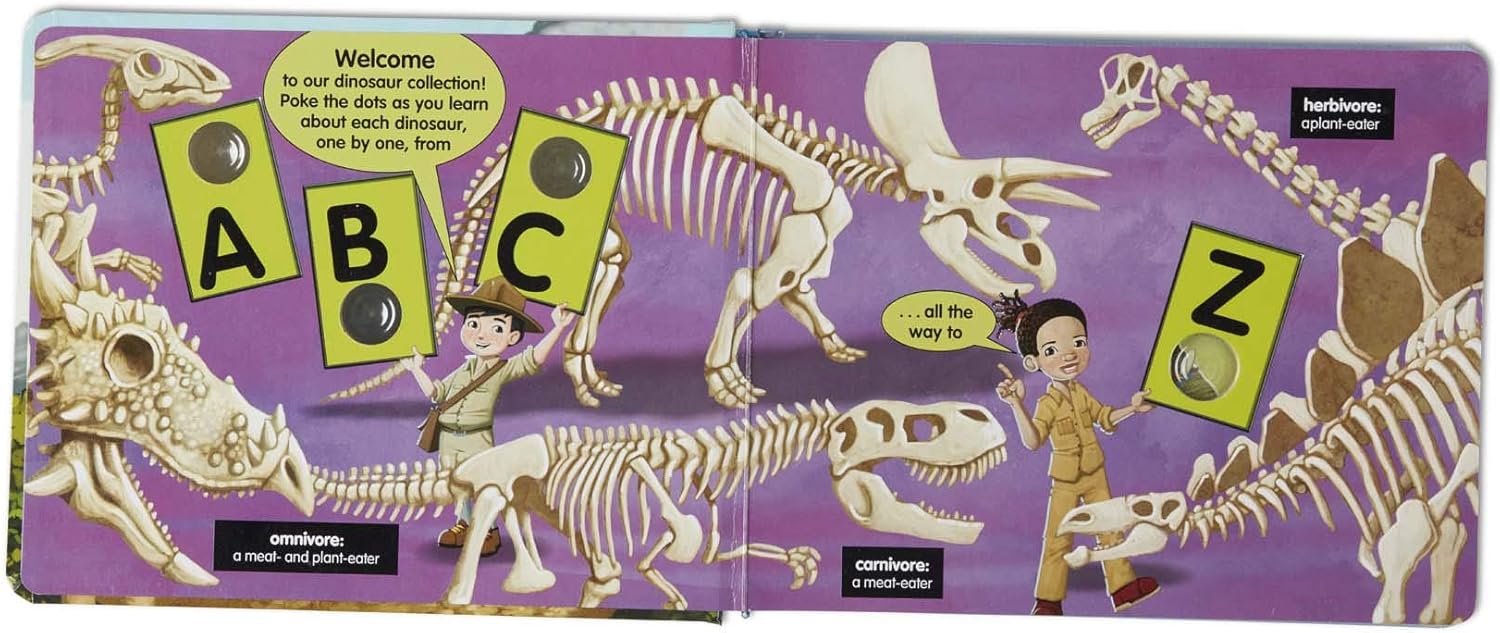 Melissa & Doug Poke-a-Dot – Dinosaurs A to Z: Bockol, Leslie: Toys & Games