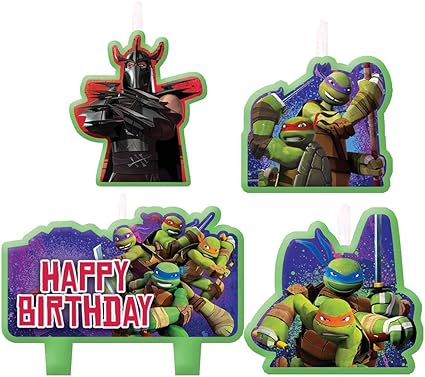 Amazon Com Teenage Mutant Ninja Turtles Birthday Candles