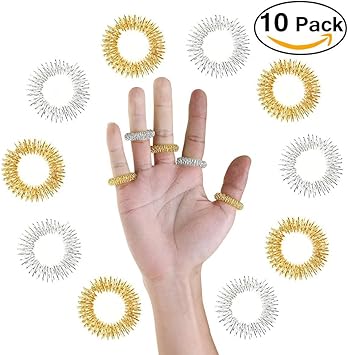 Finger Massage Ring Finger Punkt Massage Ring Akupunktur Ring Gesundheit Massage Punkt Massage 10st Amazon De Drogerie Korperpflege