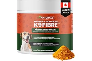 Premium Organic Pumpkin Powder Supplement Blend for Dogs, Digestive Support with Organic Pumpkin, MCT Coconut Oil, Flax (Omeg