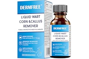 DERMFREE LIGUID WART Remover,Fast Action Wart Remover,Wart Liquid with Salicylic Acid, Plantar Wart, Common Wart, Flat Wart,Corn, Callus,1floz(30mL)
