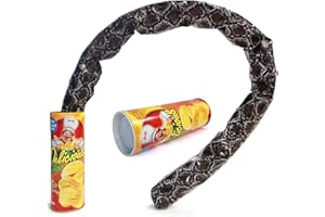 Blppldyci The Potato Chip Snake Can Jump Spring Toy Gift April Fool Day Halloween Party Decoration Jokes in A Gag Prank Large