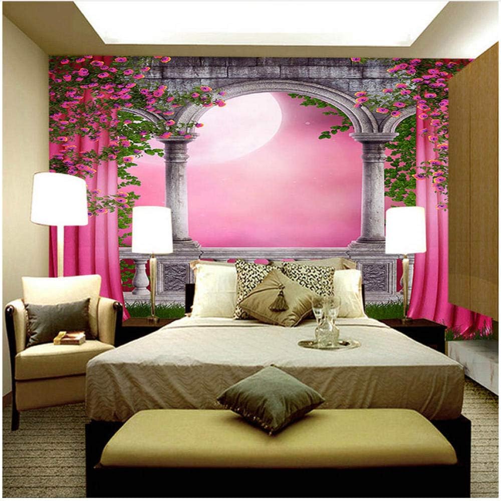 Xbwy 3D Raum Tapete Glitzer Tapete Für Wände 3D Wohnzimmer-200X140Cm