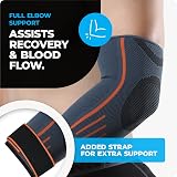 VITTO Elbow Support Tennis Elbow Brace Light Grey L Strap view 6