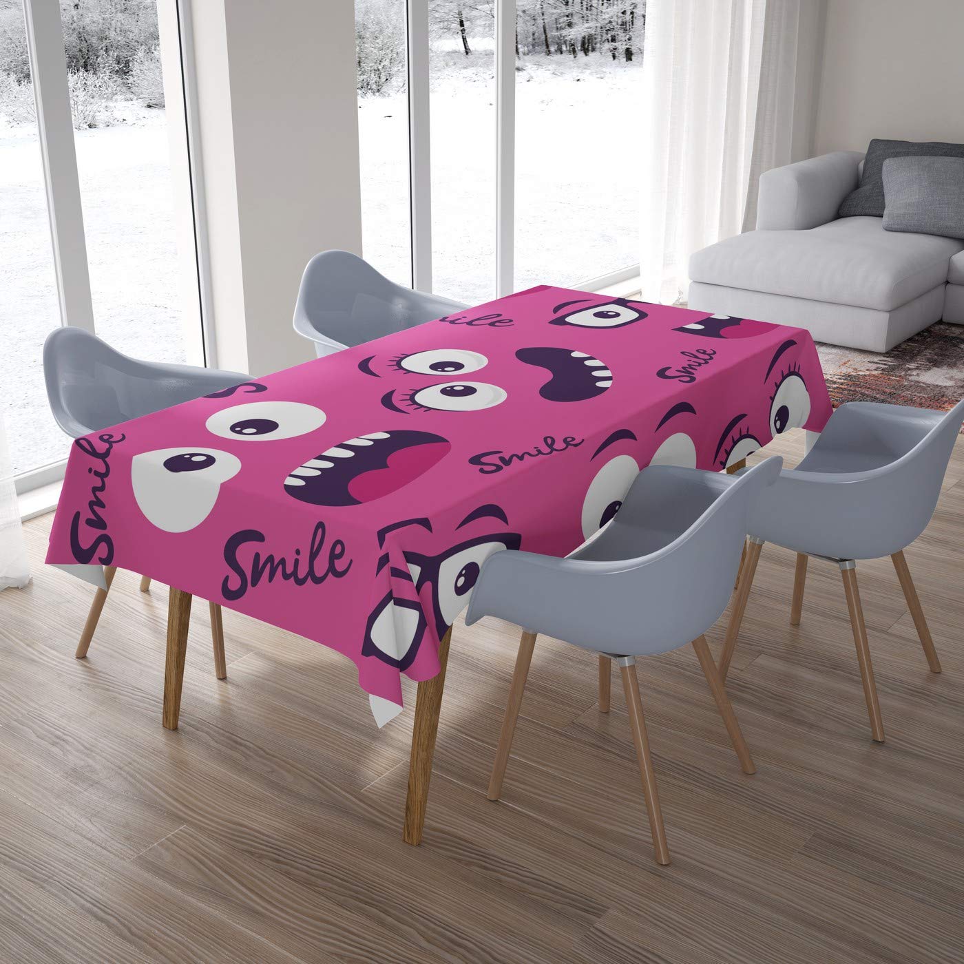 Bonamaison Kitchen Decoration, Tablecloth, 140cm x 200cm - Designed and Manufactured in Turkey
