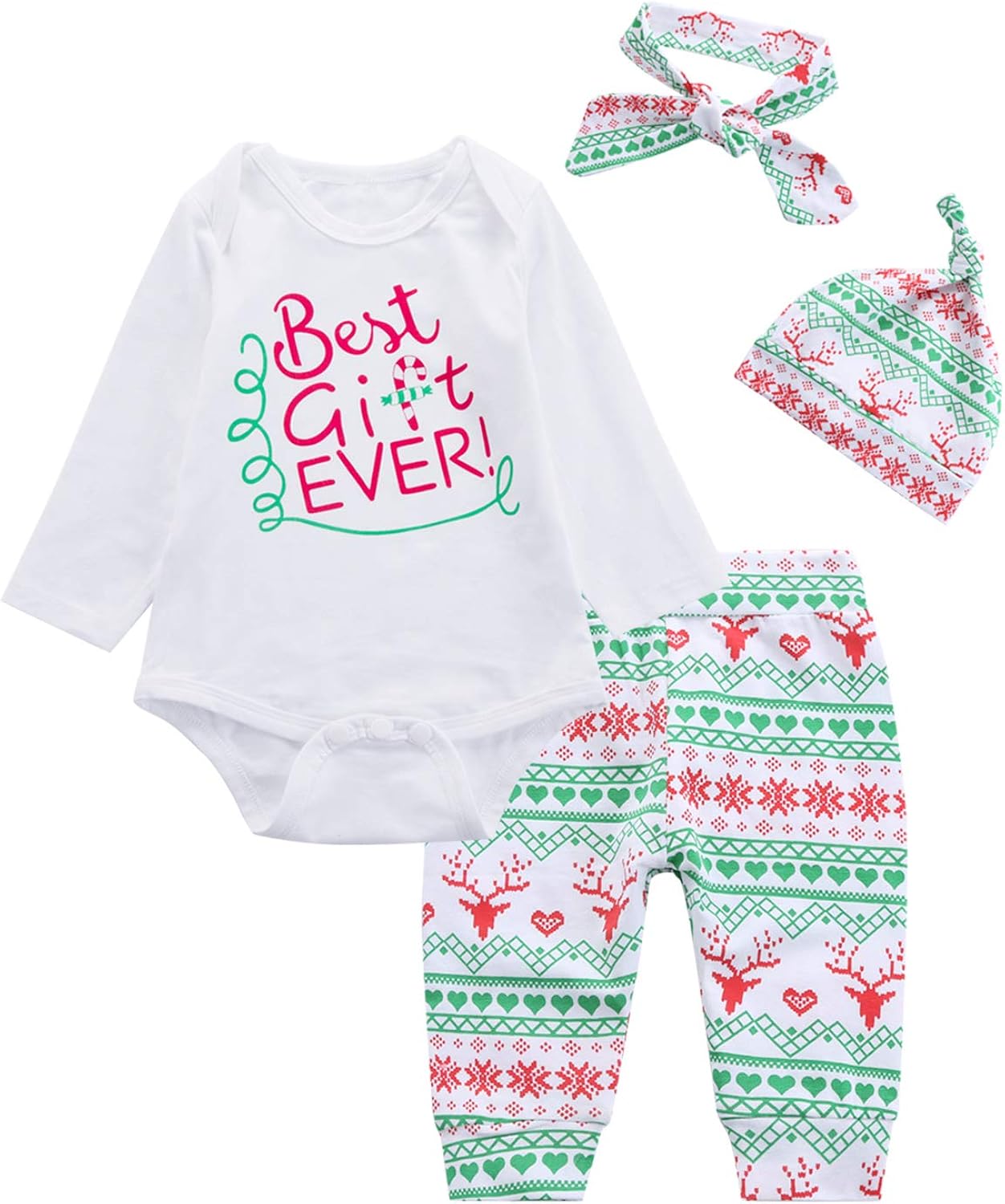 best gift ever newborn christmas outfit