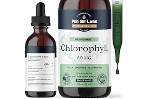 NUTRA WELL VITAMINS Per Se Labs Liquid Chlorophyll Supplements | 30 Servings Premium Liquid Chlorophyll Drops for Immune Support, Skin Care and Detox Cleanse | Organic Chlorophyll Liquid Drops Supplement
