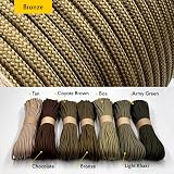 EdcX Paracord 4mm 35+ Colors 10m-300m 550 Type III Nylon Rope view 2