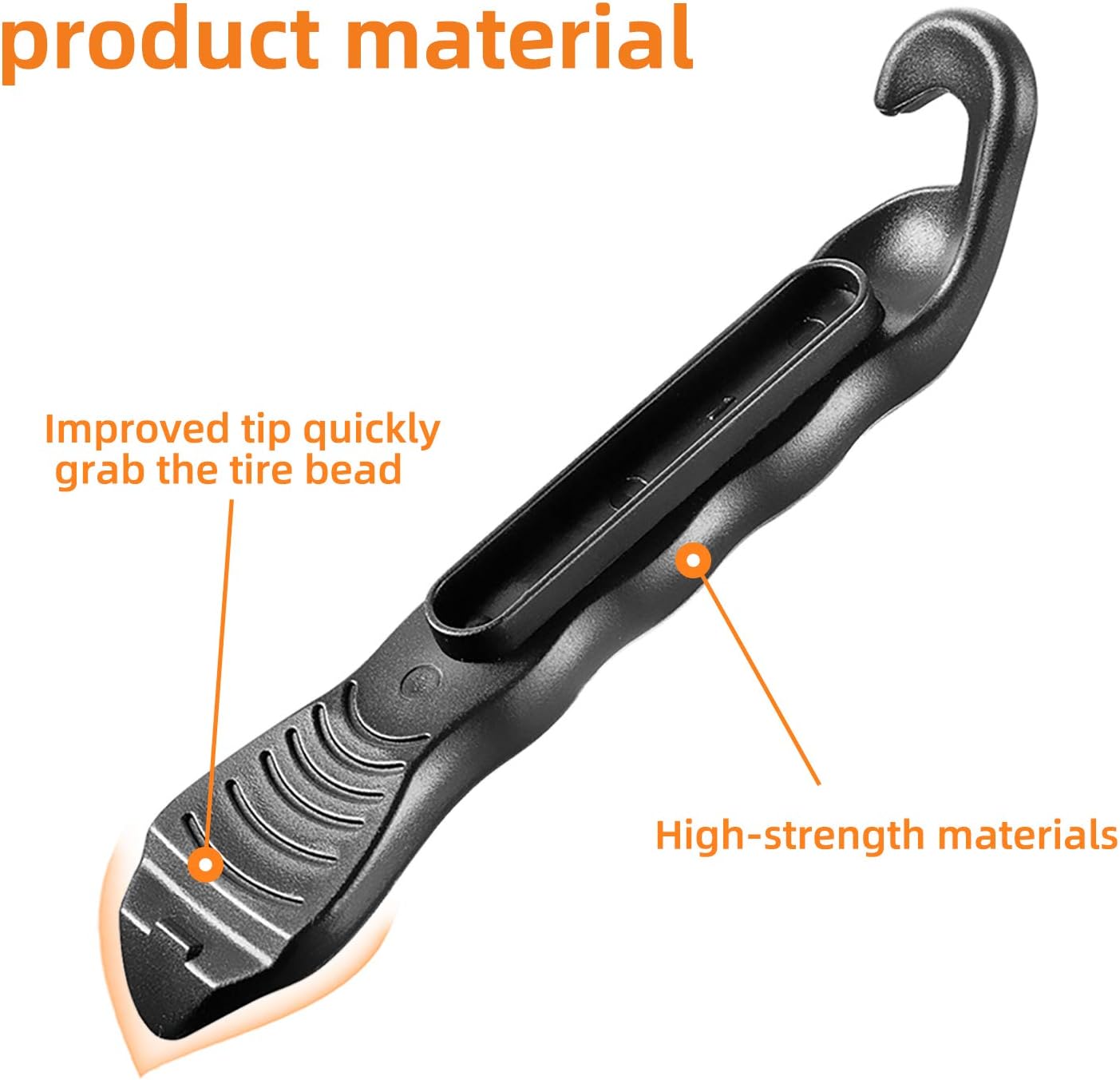 SHWJ 4PCS Bike Tire Lever, Tool is Smooth Overall, Which Will Not Hurt The Tire Bead, Professional Design Makes Work Easy, Designed to Snap Together for Storage, Best Tire Changing Tool : Sports & Outdoors