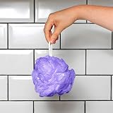 ELYSIUM SPA Mesh Exfoliating Bath & Shower Sponge 4 Pack Assorted Colors view 5